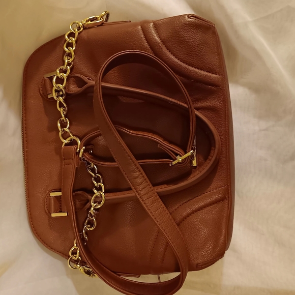 Steve Madden tan studded Crossbody Satchel - Picture 5 of 10